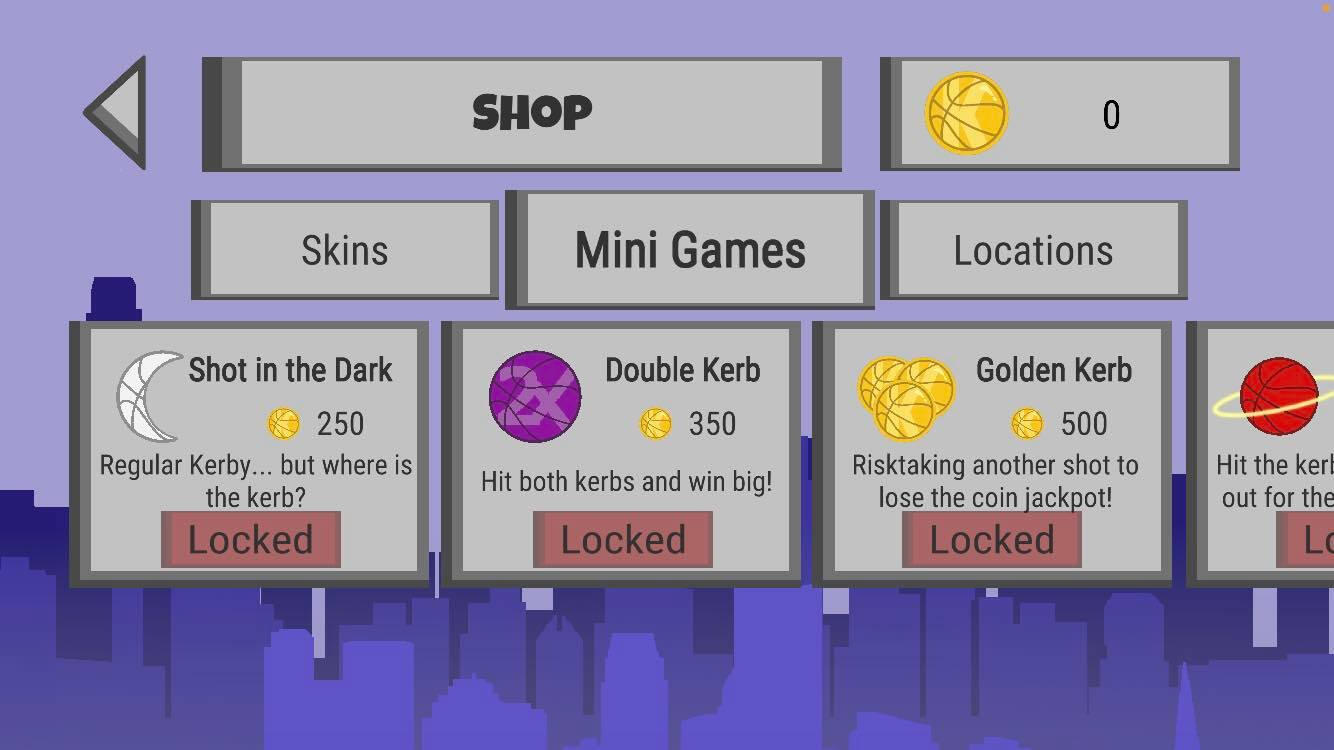 Mini games found in the shop