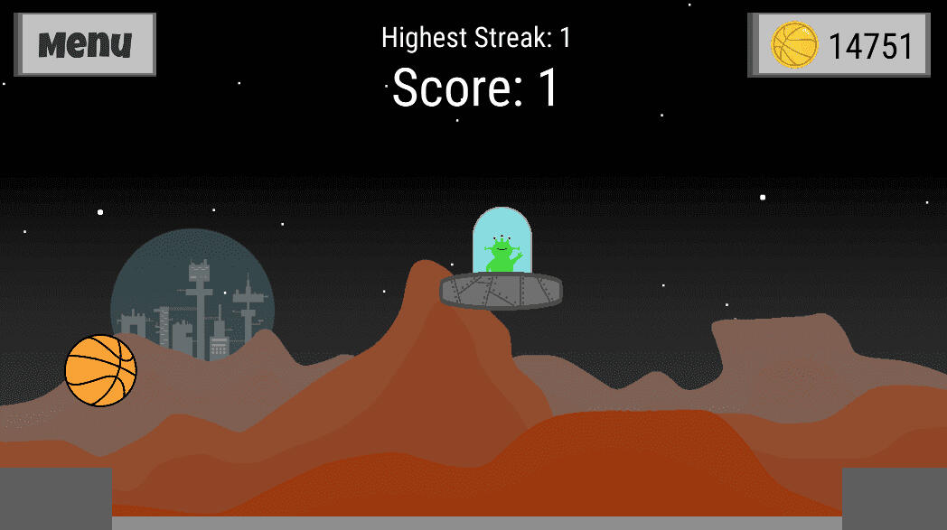 Mini game on mars!