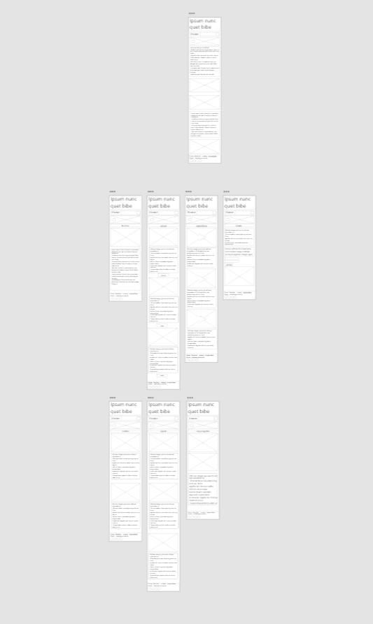 Wireframe - mobile
